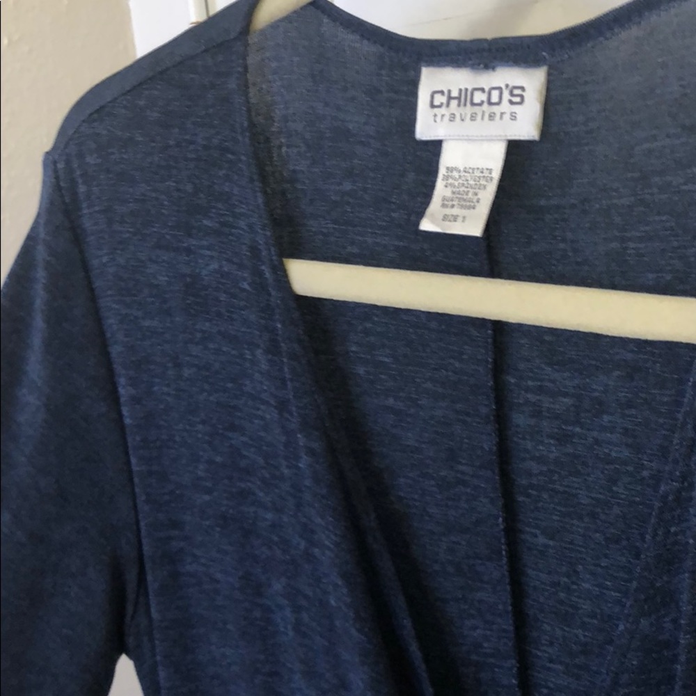 Chico’s heathered blue dress